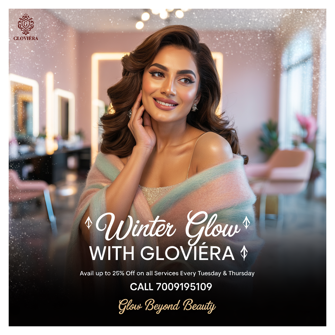 Winter glow look couple