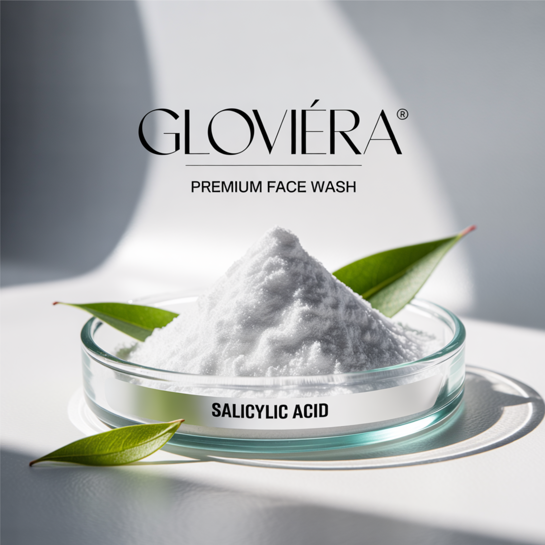 Salicylic acid crystals